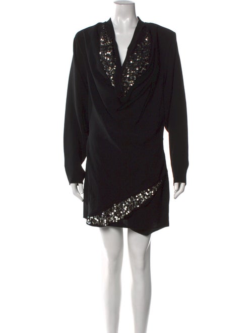 Isabel Marant Cowl Neck Mini Dress