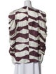 Isabel Marant Printed Cowl Neck Blouse