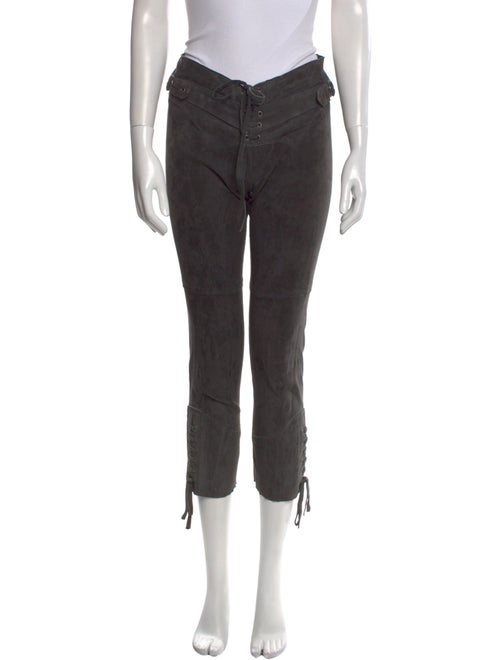 Isabel Marant Leather Skinny Leg Pants