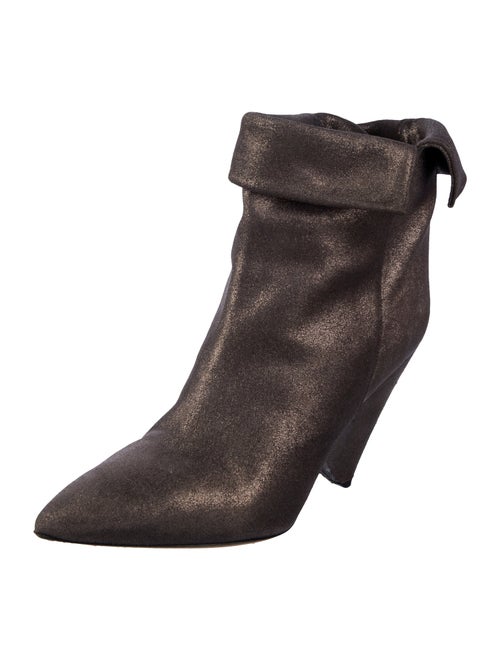 Isabel Marant Suede Glitter Accents Boots