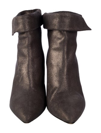 Isabel Marant Suede Glitter Accents Boots