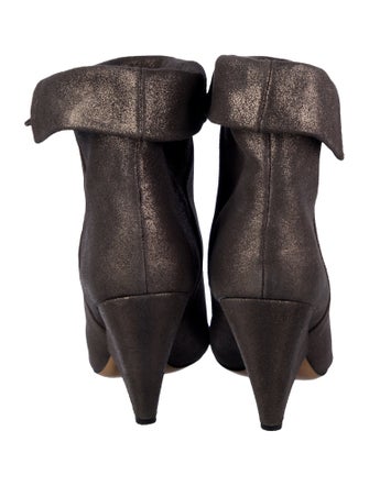 Isabel Marant Suede Glitter Accents Boots