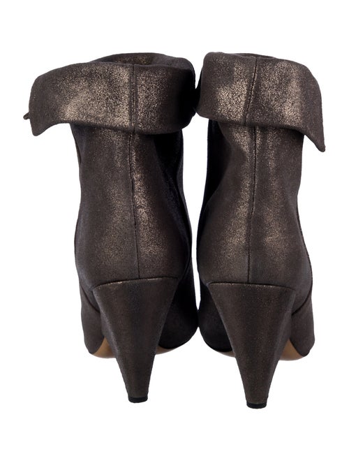 Isabel Marant Suede Glitter Accents Boots