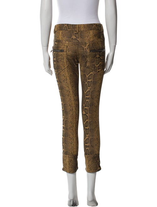 Isabel Marant Animal Print Skinny Leg Pants