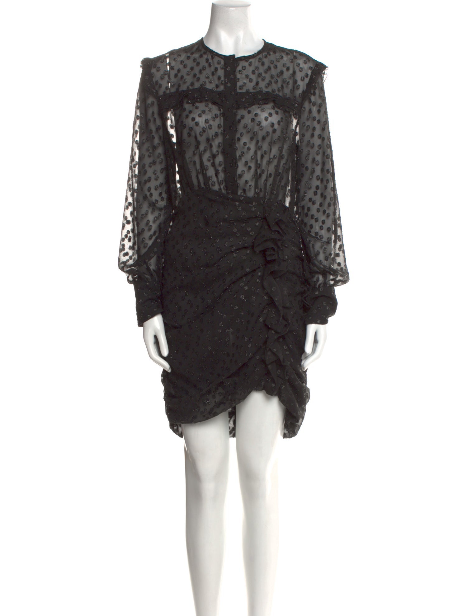 Isabel Marant Polka Dot Print Mini Dress