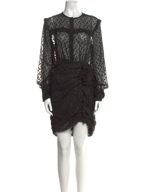 Isabel Marant Polka Dot Print Mini Dress