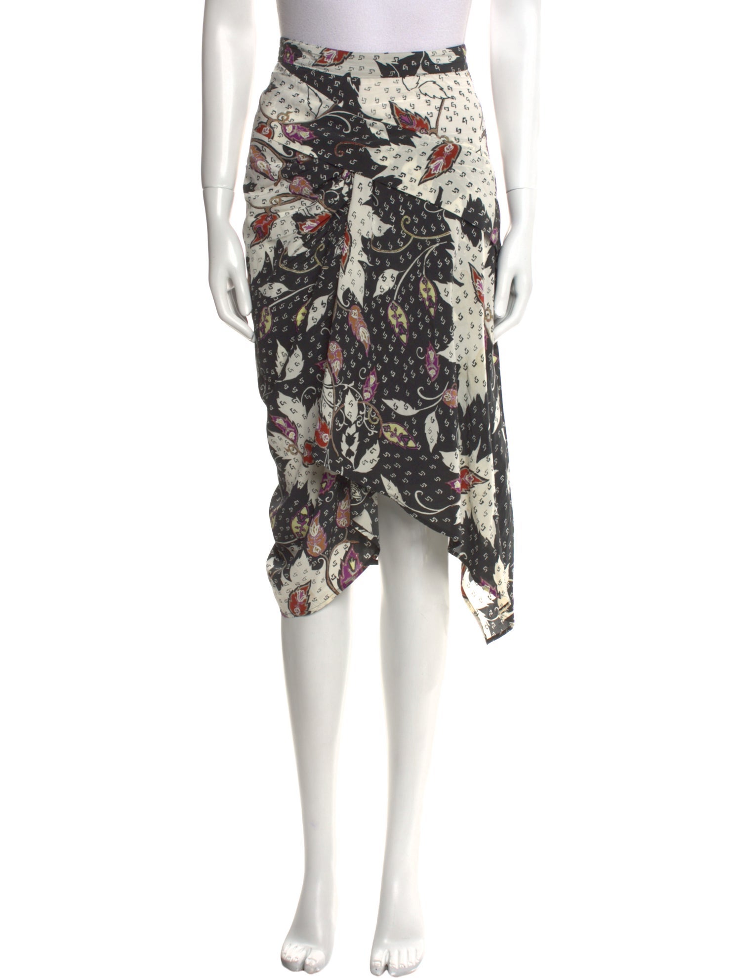 Isabel Marant Silk Midi Length Skirt