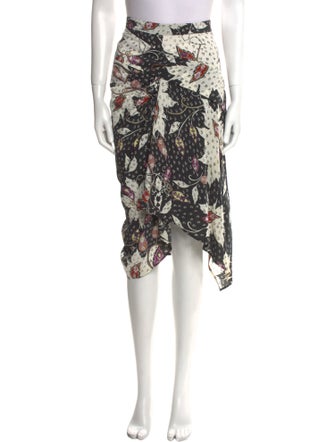 Isabel Marant Silk Midi Length Skirt