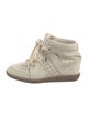 Isabel Marant Suede Wedge Sneakers