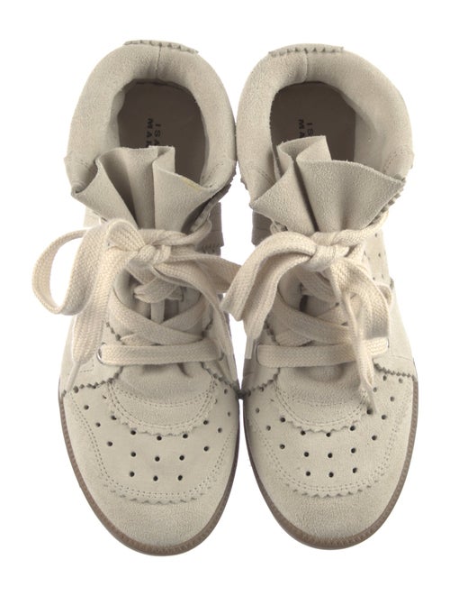 Isabel Marant Suede Wedge Sneakers