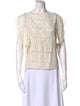 Isabel Marant Silk Bateau Neckline Blouse