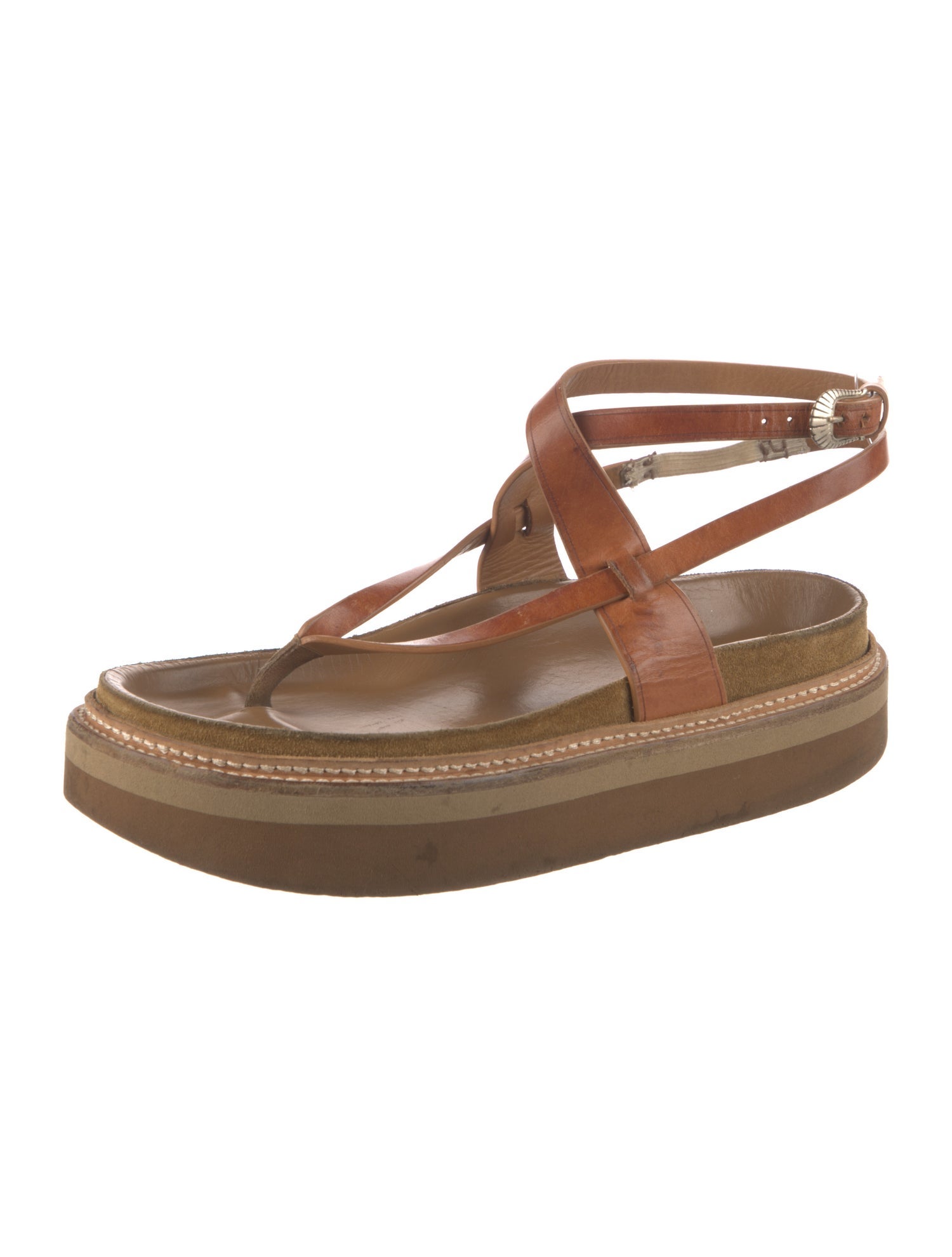 Isabel Marant Leather Gladiator Sandals