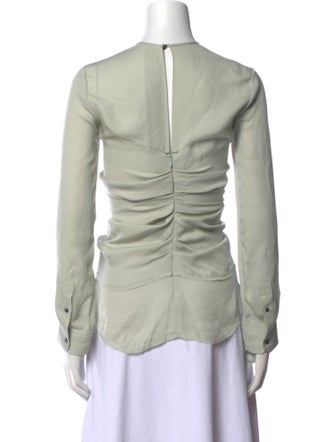 Isabel Marant Silk Crew Neck Top