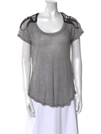 Isabel Marant Scoop Neck Short Sleeve T-Shirt