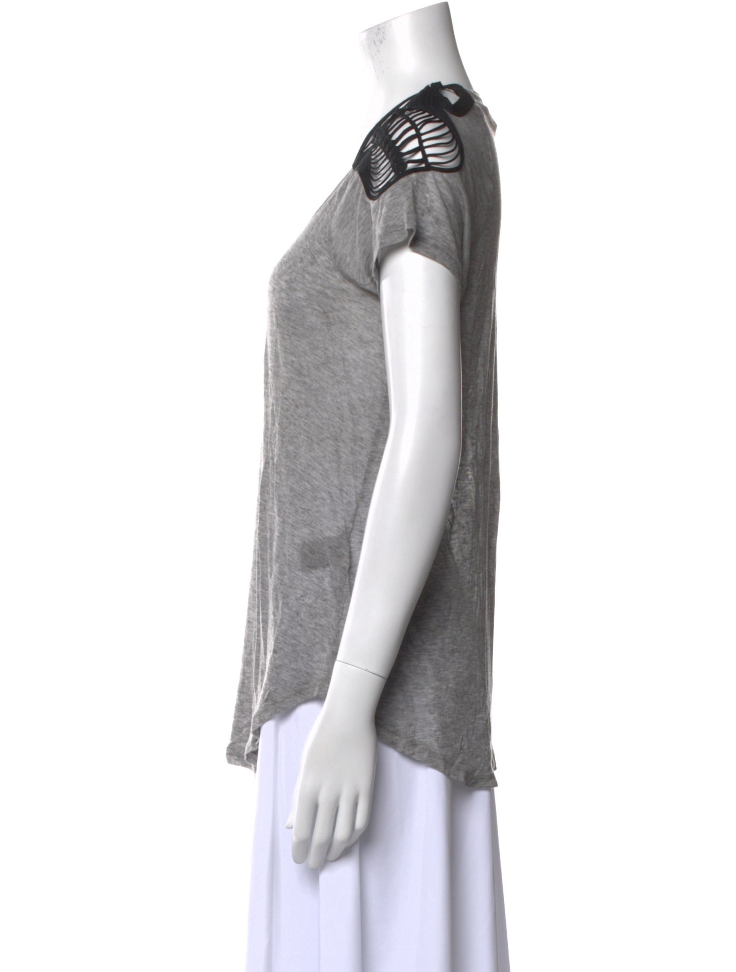 Isabel Marant Scoop Neck Short Sleeve T-Shirt