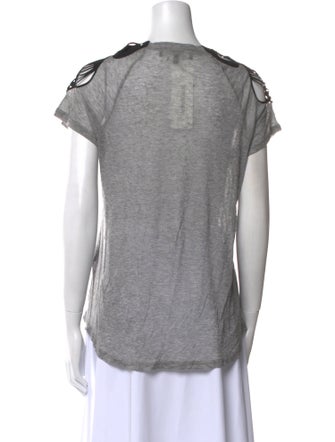 Isabel Marant Scoop Neck Short Sleeve T-Shirt