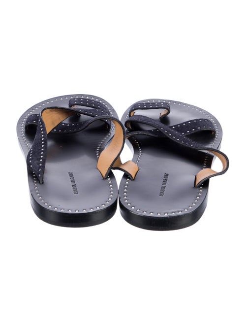 Isabel Marant Suede Studded Accents Slides