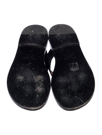 Isabel Marant Suede Studded Accents Slides