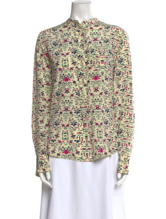 Isabel Marant Silk Floral Print Blouse