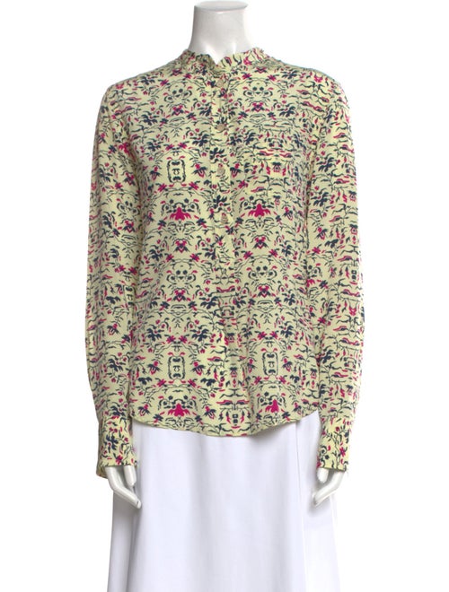 Isabel Marant Silk Floral Print Blouse