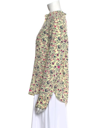 Isabel Marant Silk Floral Print Blouse