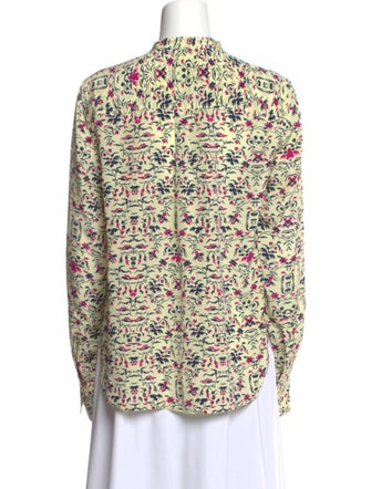 Isabel Marant Silk Floral Print Blouse