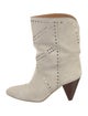 Isabel Marant Suede Studded Accents Western Boots