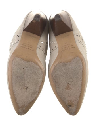 Isabel Marant Suede Studded Accents Western Boots