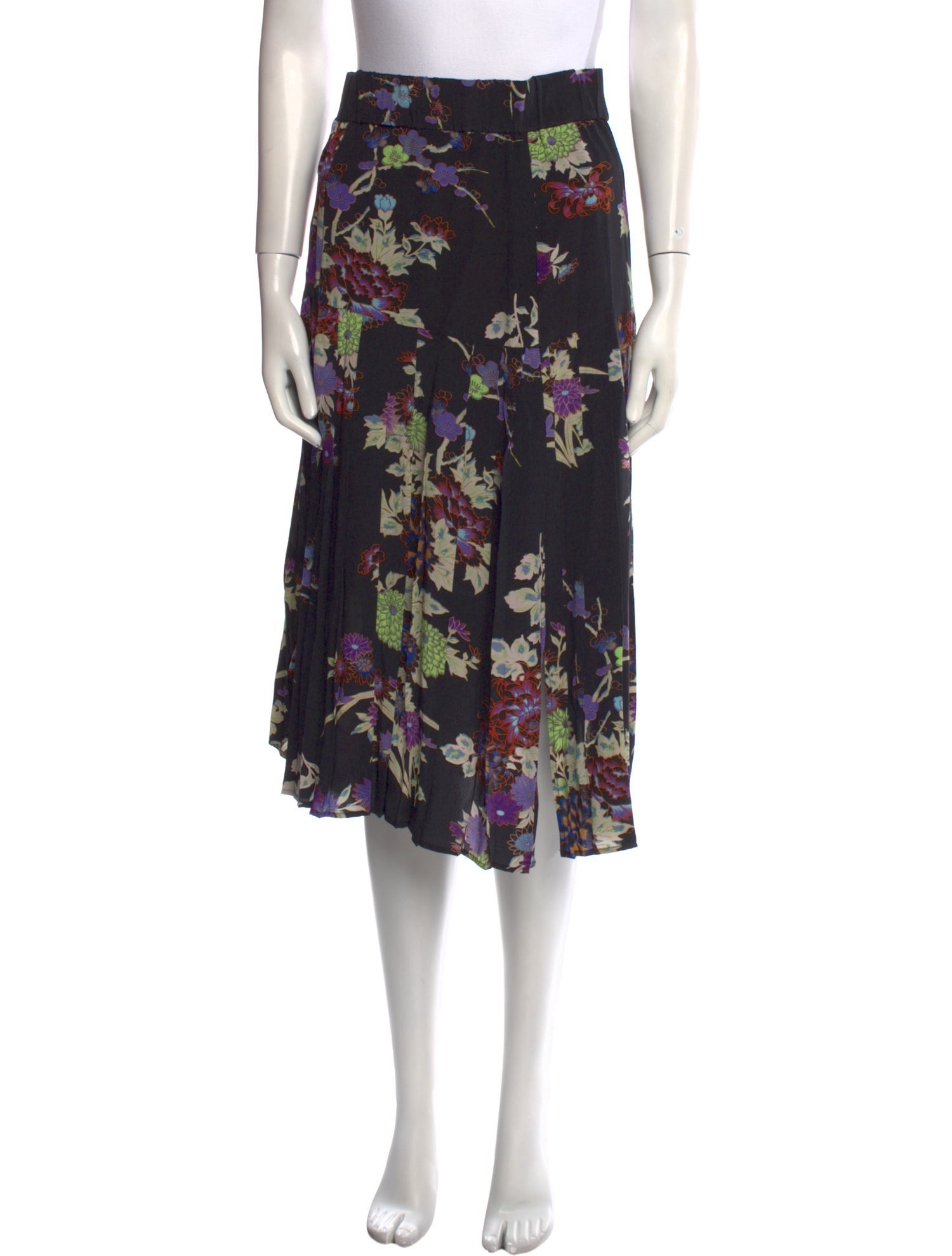 Isabel Marant Silk Midi Length Skirt