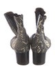 Isabel Marant Snakeskin Animal Print Chelsea Boots