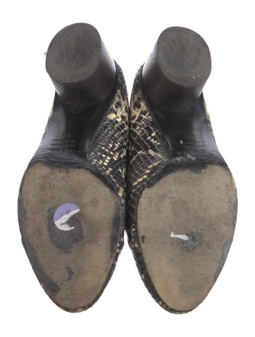 Isabel Marant Snakeskin Animal Print Chelsea Boots