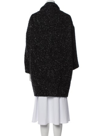 Isabel Marant Virgin Wool Faux Fur Coat