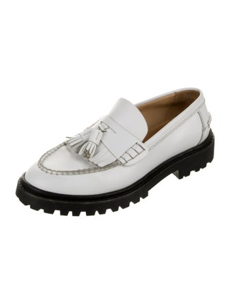 Isabel Marant Leather Tassel Accents Loafers