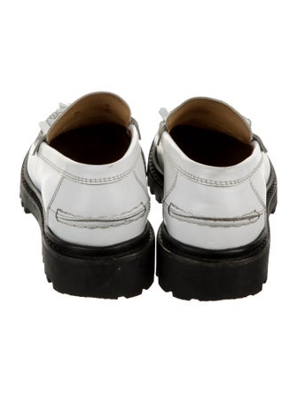 Isabel Marant Leather Tassel Accents Loafers