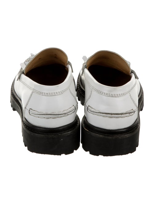 Isabel Marant Leather Tassel Accents Loafers