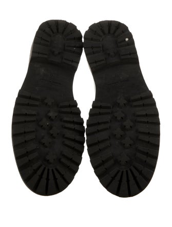 Isabel Marant Leather Tassel Accents Loafers