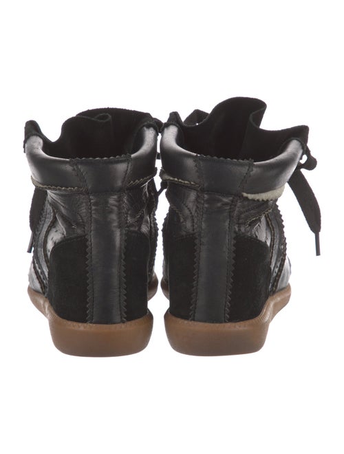 Isabel Marant Leather Wedge Sneakers