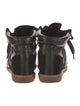 Isabel Marant Leather Wedge Sneakers