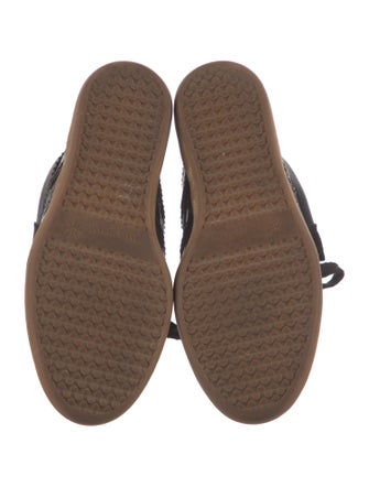 Isabel Marant Leather Wedge Sneakers