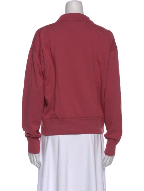 Isabel Marant Graphic Print Mock Neck Sweatshirt