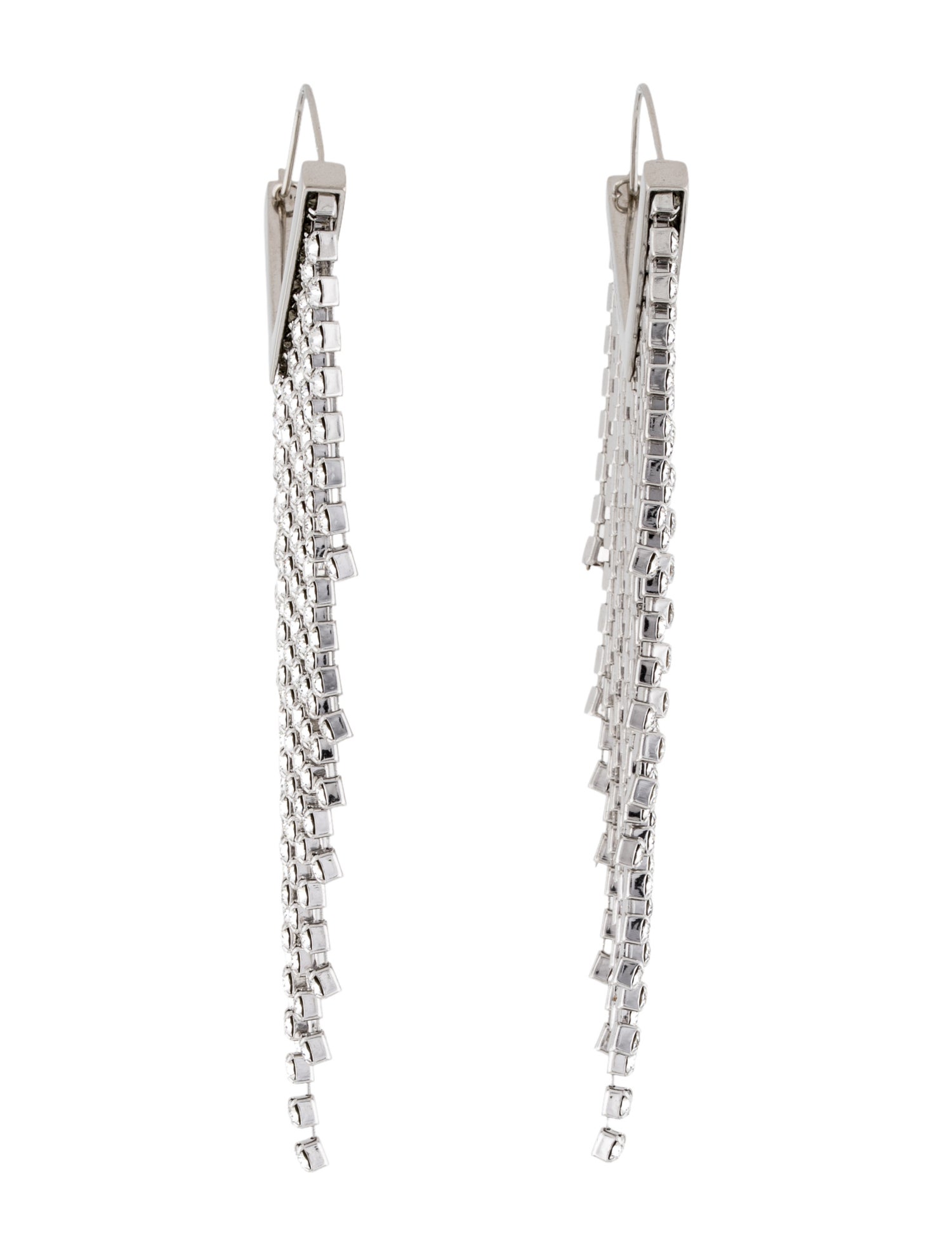 Isabel Marant Crystal Melting Chandelier Earrings