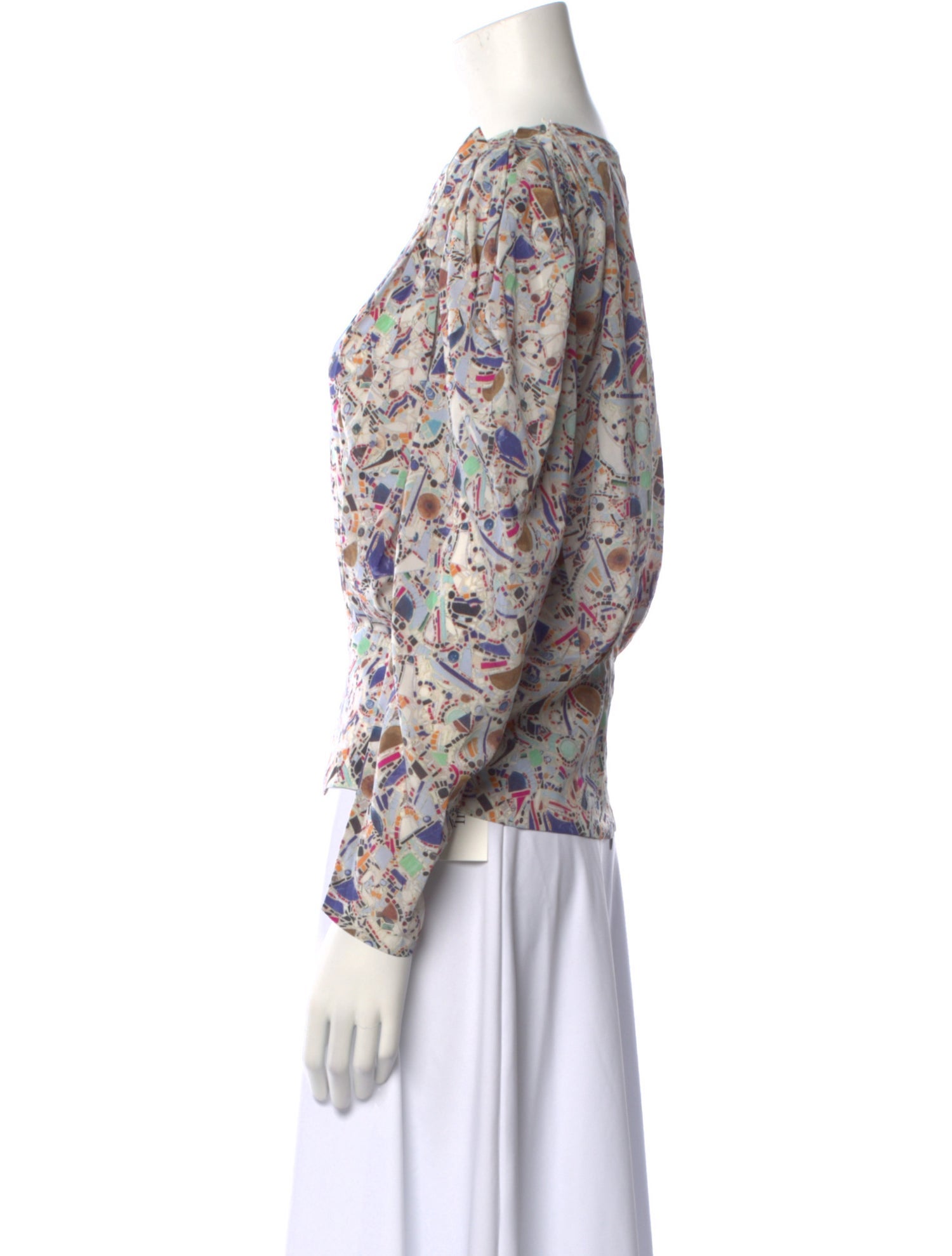 Isabel Marant Silk Printed Blouse w/ Tags