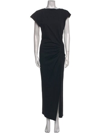 Isabel Marant Bateau Neckline Long Dress