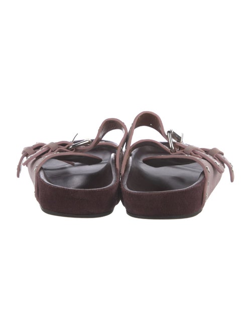 Isabel Marant Suede Studded Accents Slides