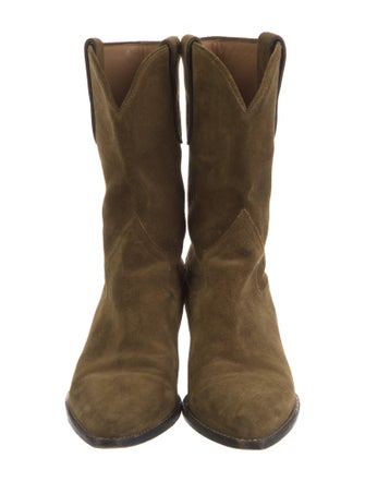 Isabel Marant Suede Western Boots