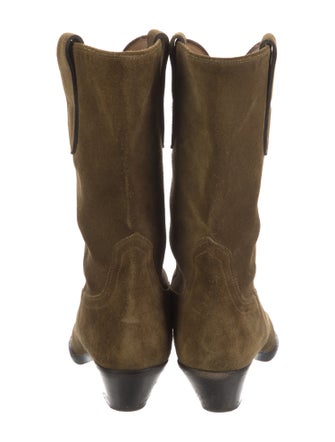 Isabel Marant Suede Western Boots