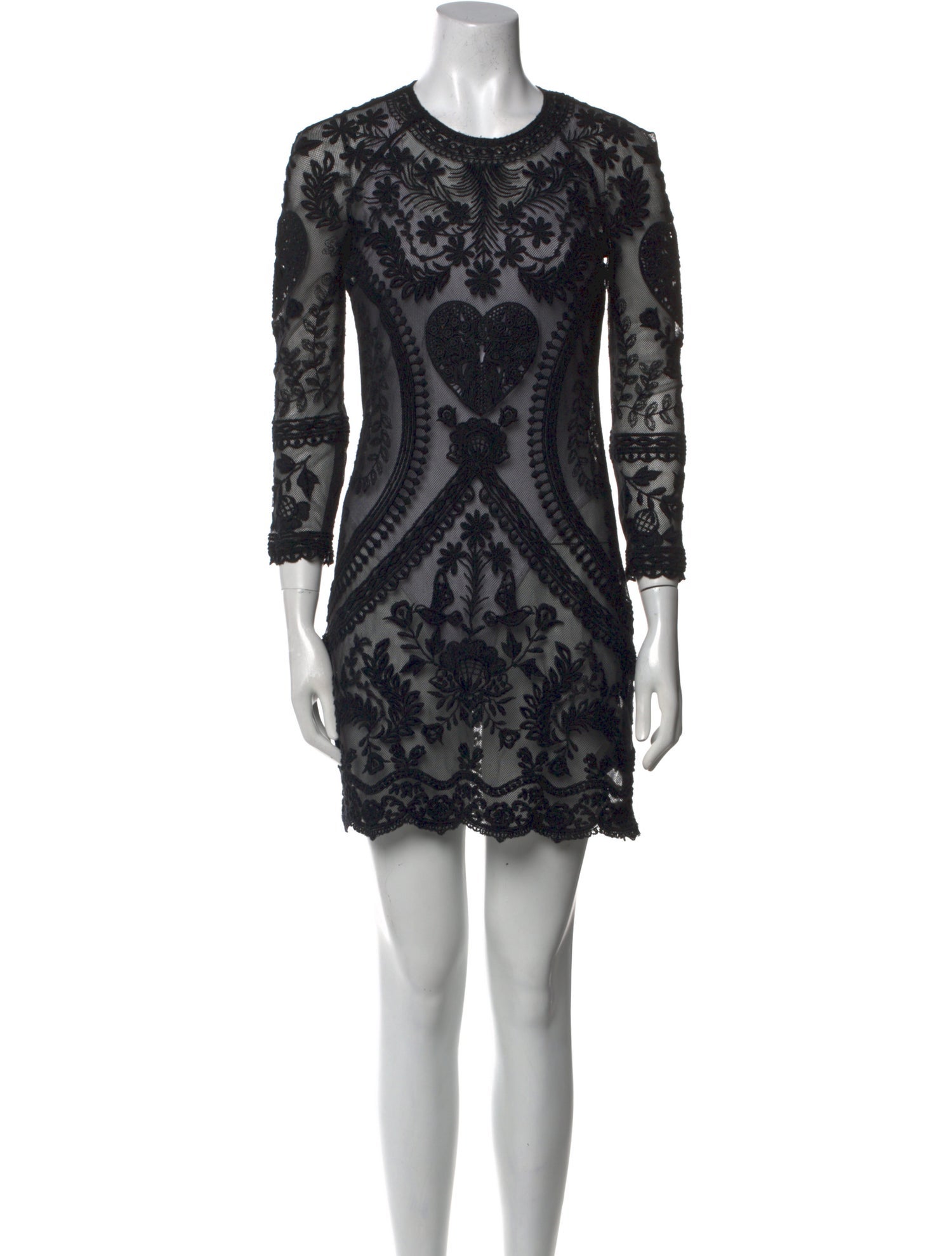 Isabel Marant Lace Pattern Mini Dress