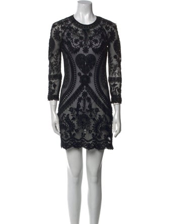 Isabel Marant Lace Pattern Mini Dress