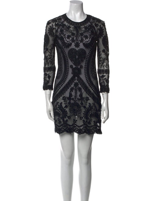 Isabel Marant Lace Pattern Mini Dress