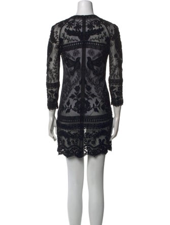 Isabel Marant Lace Pattern Mini Dress
